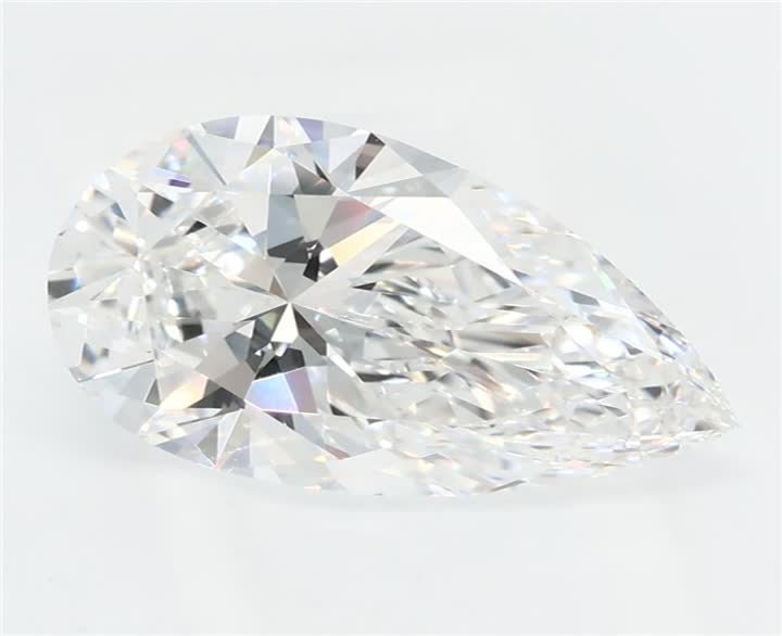 1.89 CT Pear Lab-Grown Diamond Surrey Vancouver Canada Langley Burnaby Richmond