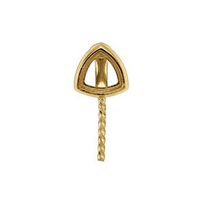 Bezel-Set Cabochon Pearl Pendant