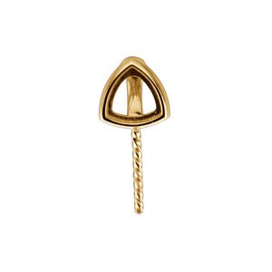 Bezel-Set Cabochon Pearl Pendant