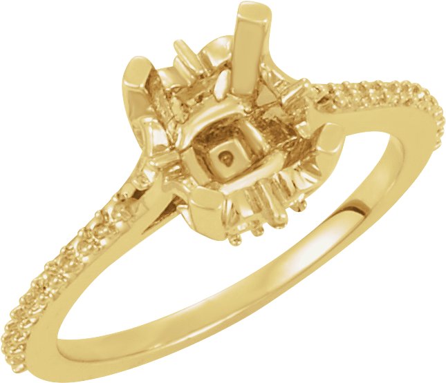 Accented Engagement Ring or Band