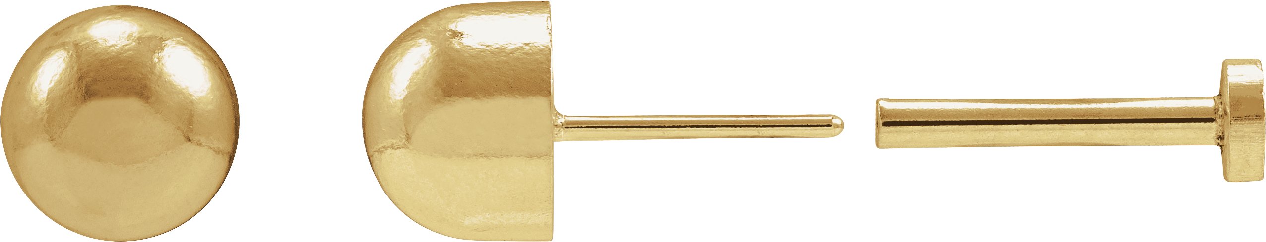 Dome Stud Earrings