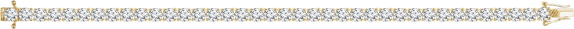 Imitation White Cubic Zirconia 7" Line Bracelet view 3