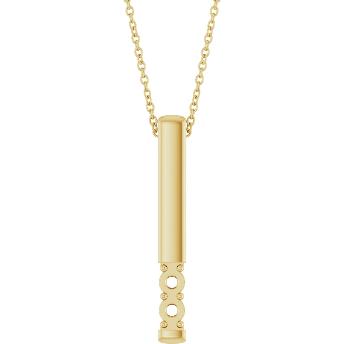 Family Bar Necklace or Slide Pendant