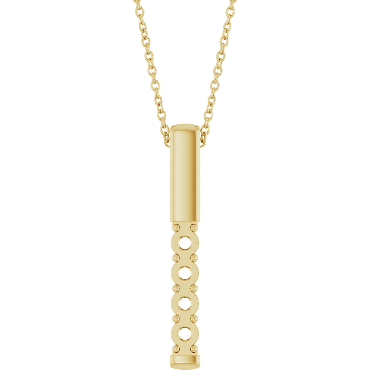 Family Bar Necklace or Slide Pendant