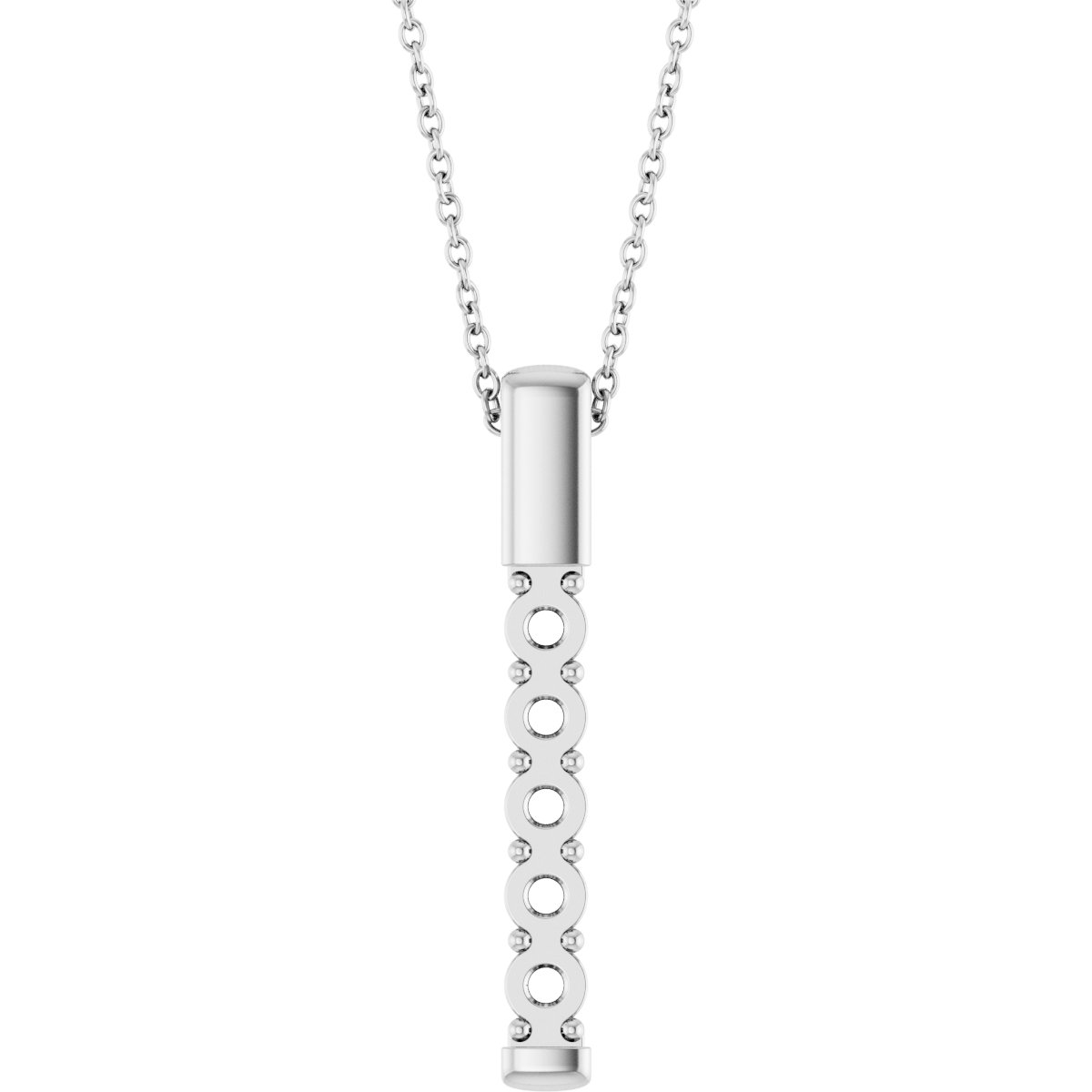 Family Bar Necklace or Slide Pendant