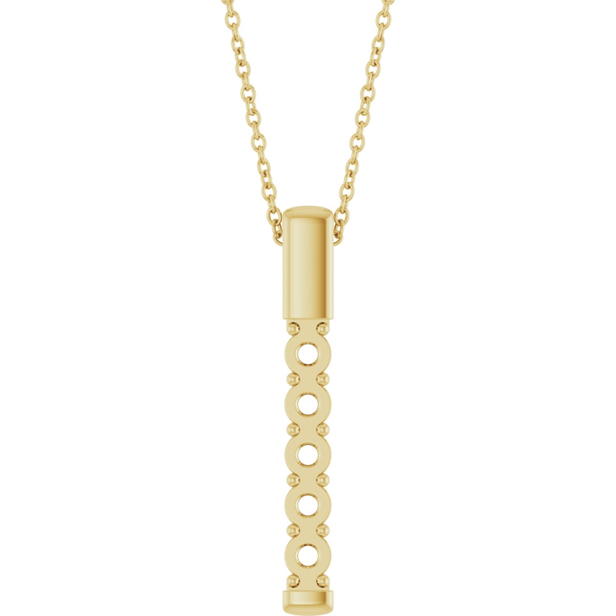 Family Bar Necklace or Slide Pendant