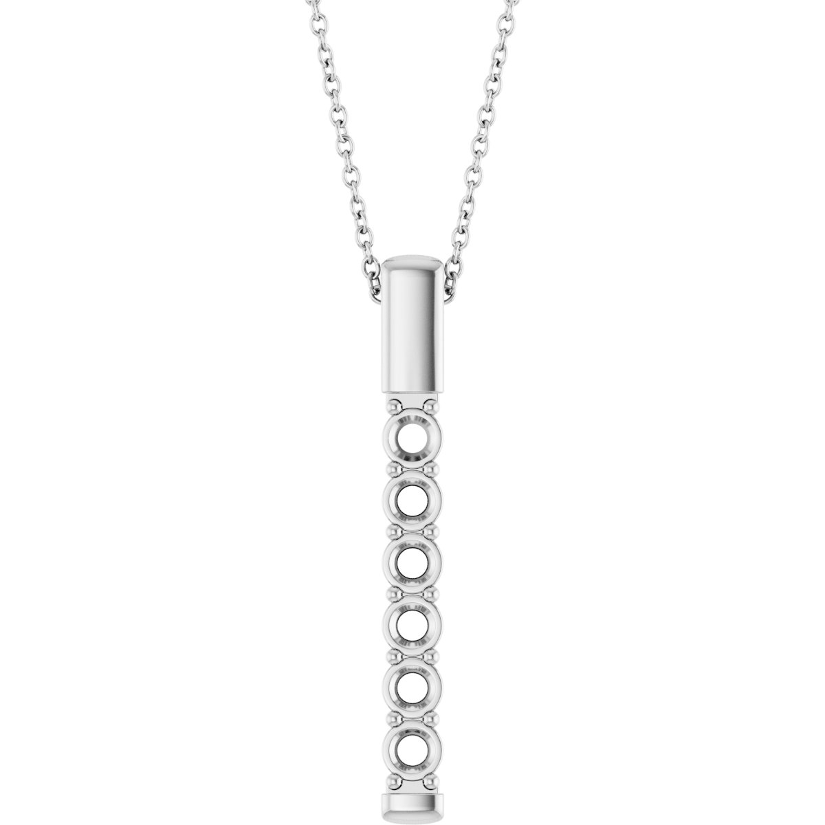 Family Bar Necklace or Slide Pendant
