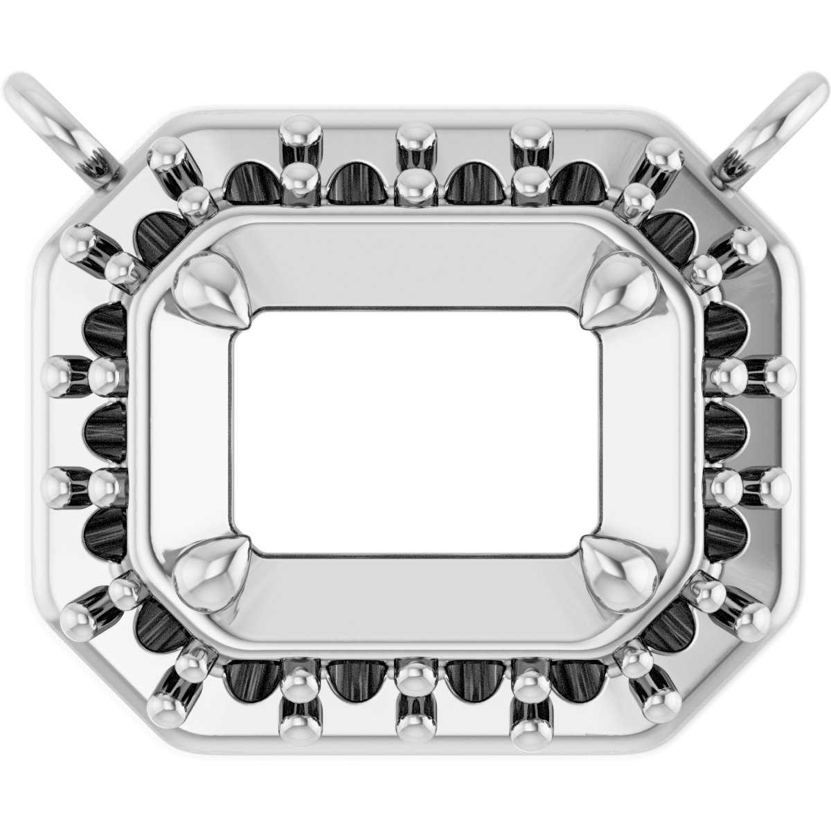 Halo-Style Necklace Center