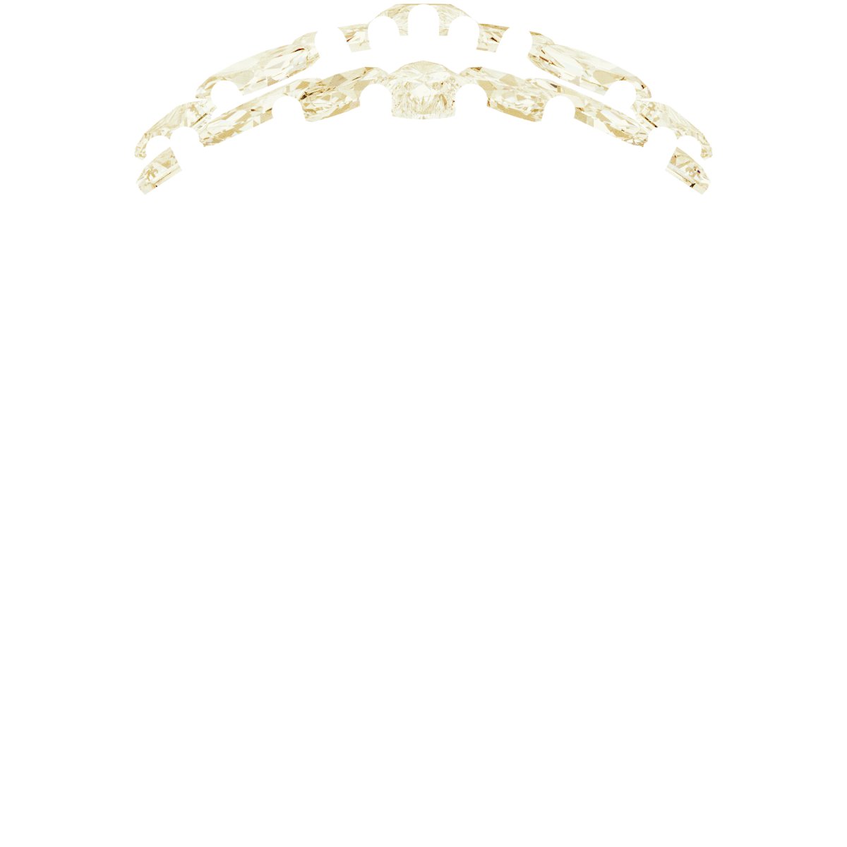 Alternative view of 1 1/5 CTW Natural Diamond Ring Guard – 14K Yellow Gold