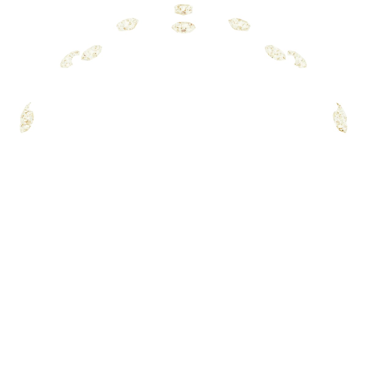 Alternative view of 1/5 CTW Natural Diamond Ring Guard – 14K Yellow Gold