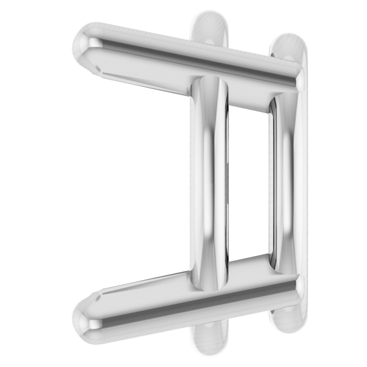 Oval 4-Prong Low Earring Setting