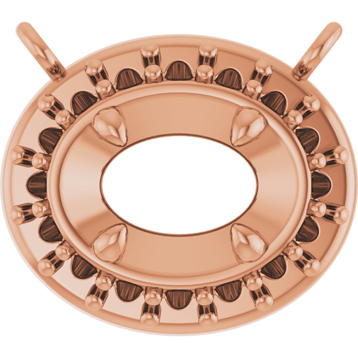 Halo-Style Necklace Center