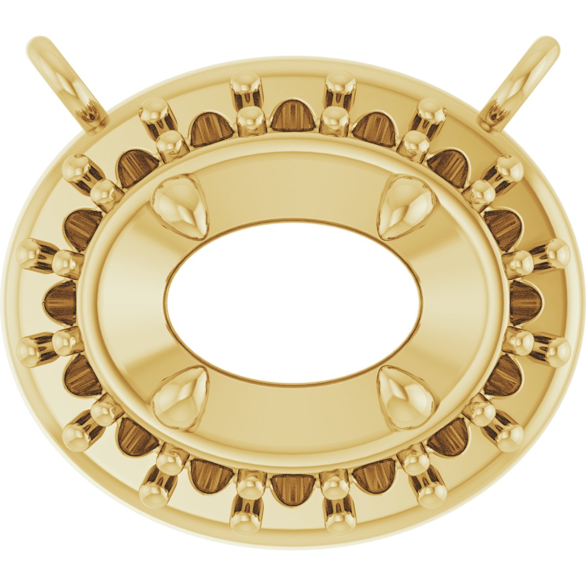 Halo-Style Necklace Center