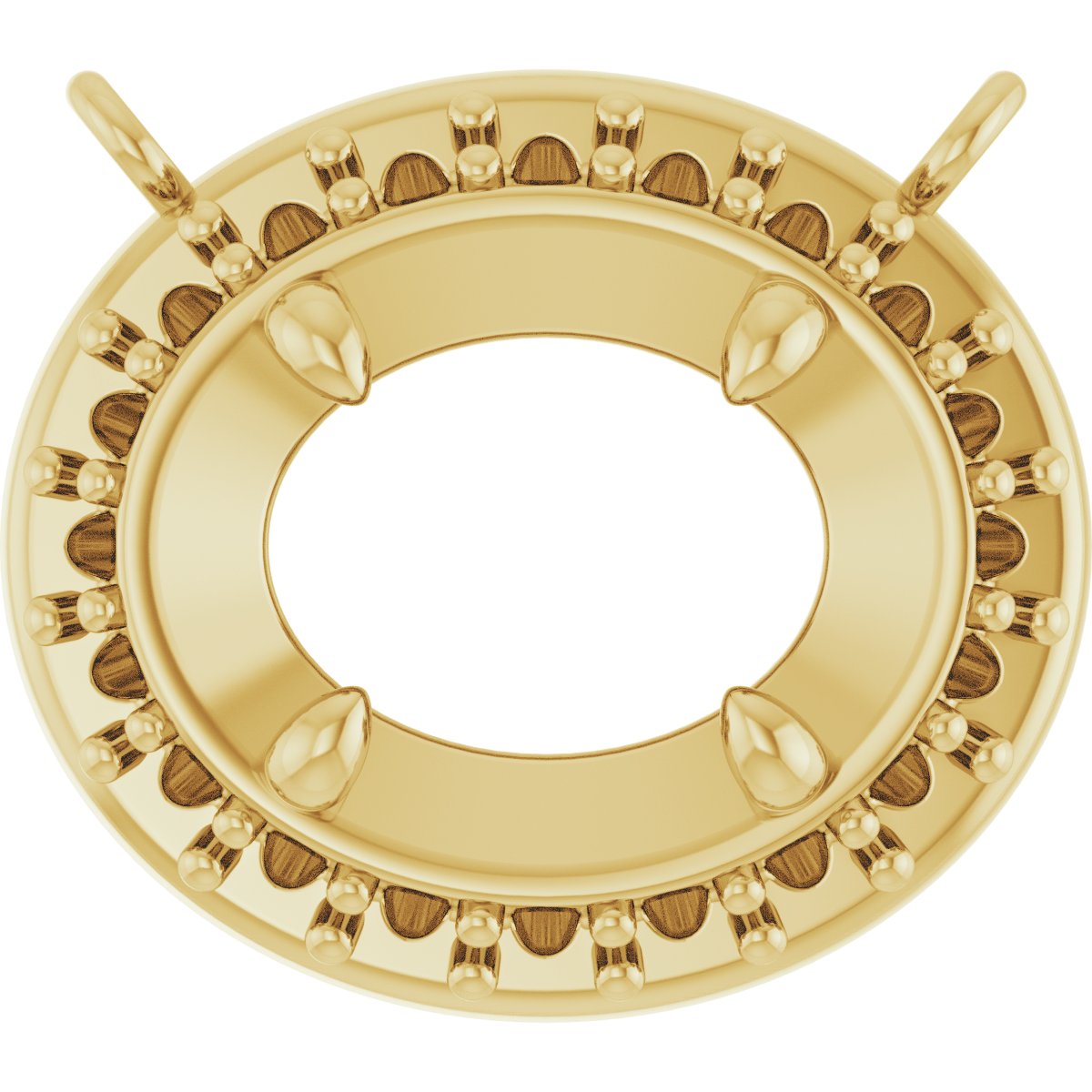 Halo-Style Necklace Center