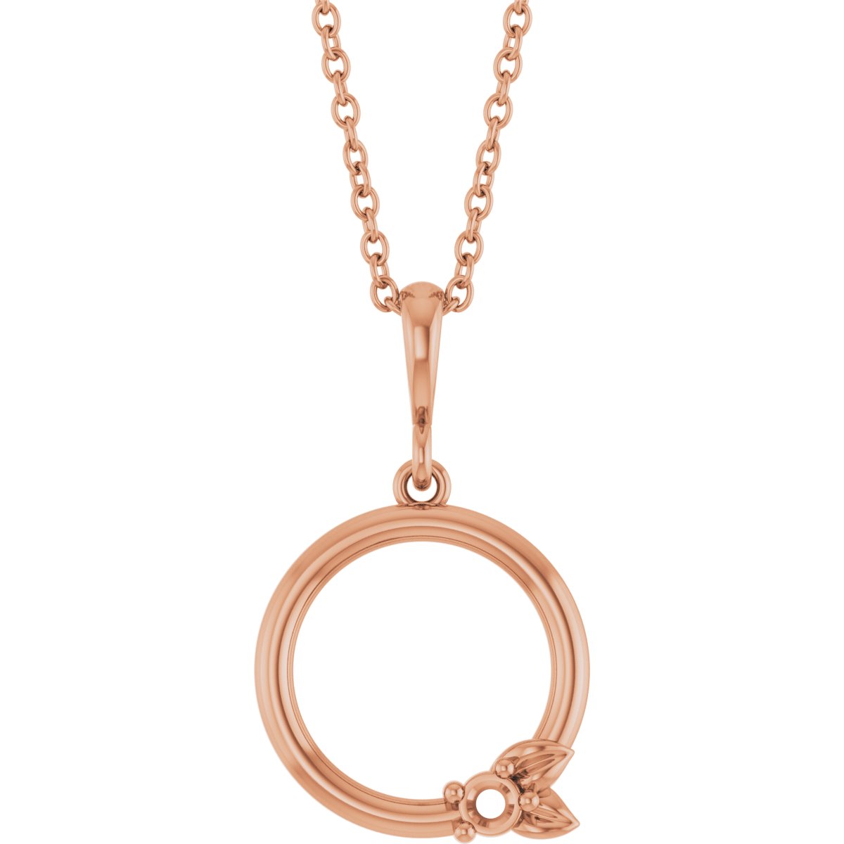 Family Circle Leaf Necklace or Pendant