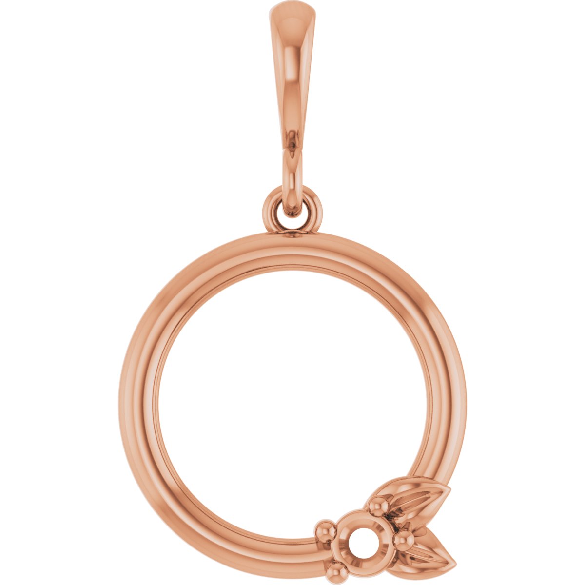 Family Circle Leaf Necklace or Pendant