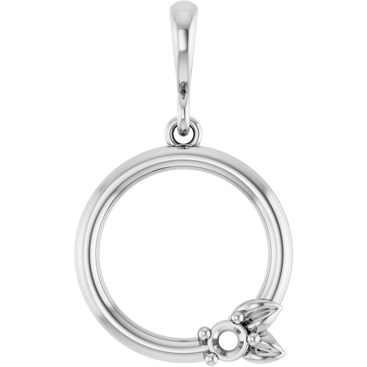 Family Circle Leaf Necklace or Pendant