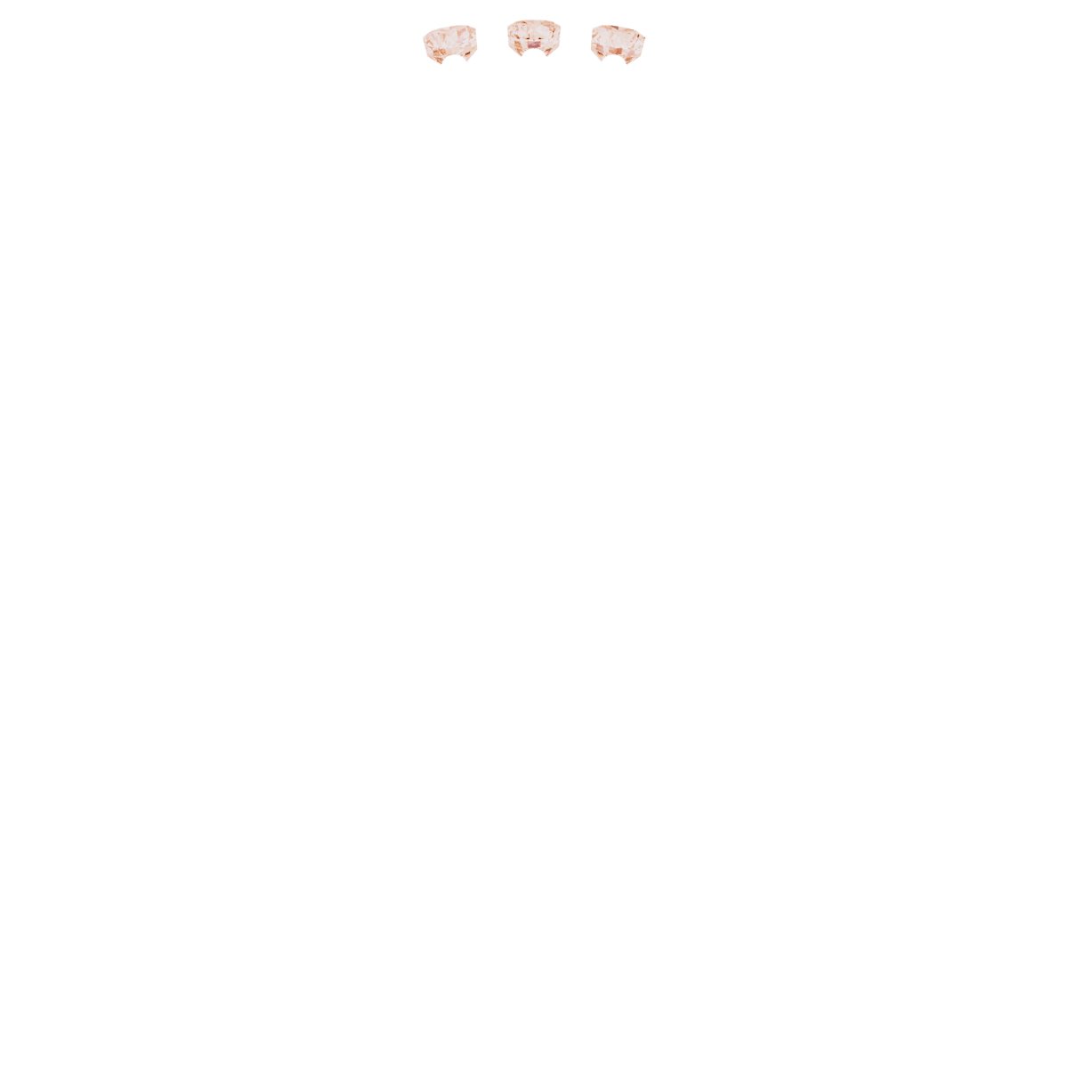 Alternative view of 1/5 CTW Natural Diamond Anniversary Band – 14K Rose Gold