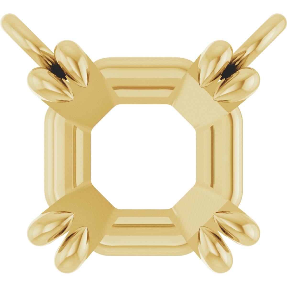 Double-Claw Solitaire Necklace Center