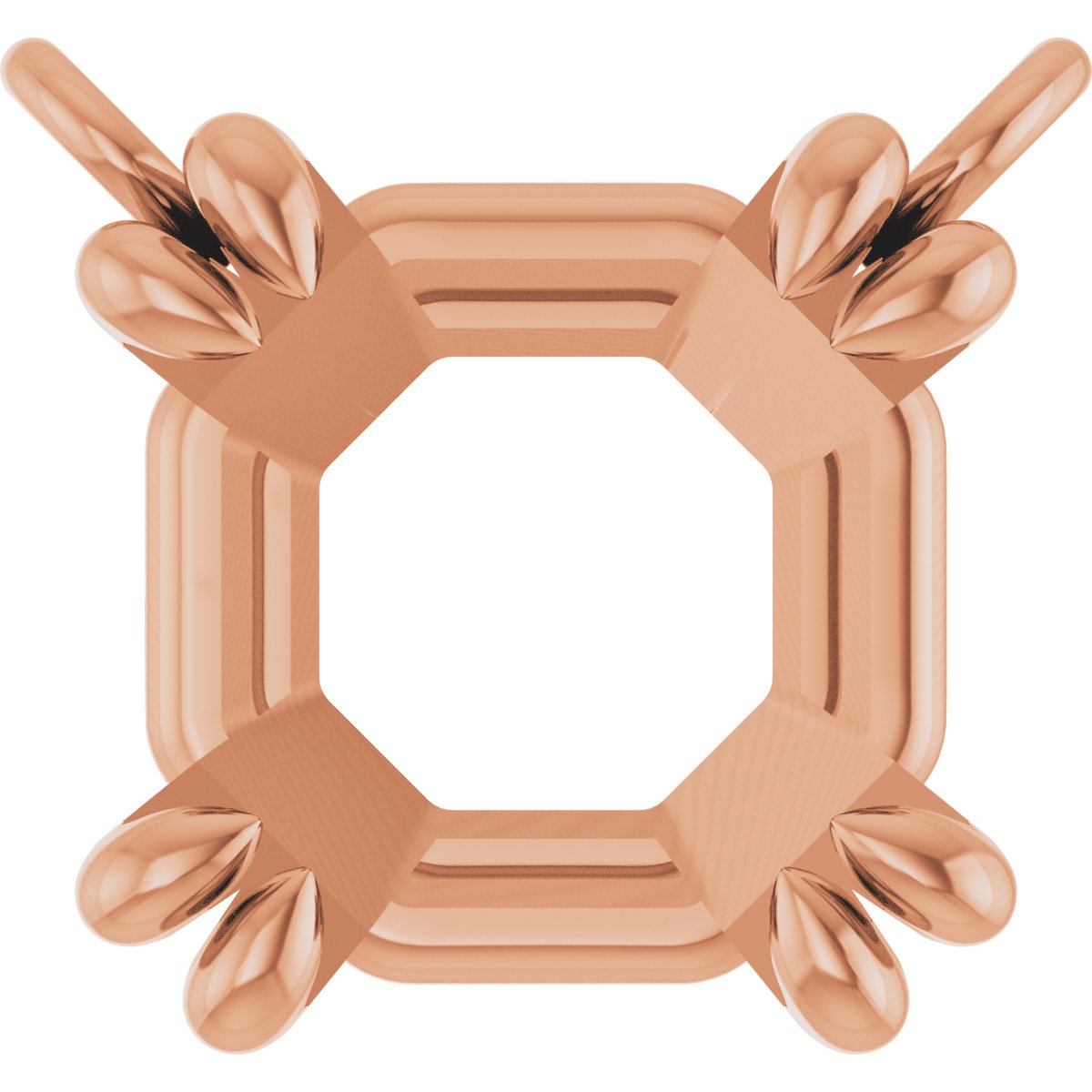 Double-Claw Solitaire Necklace Center