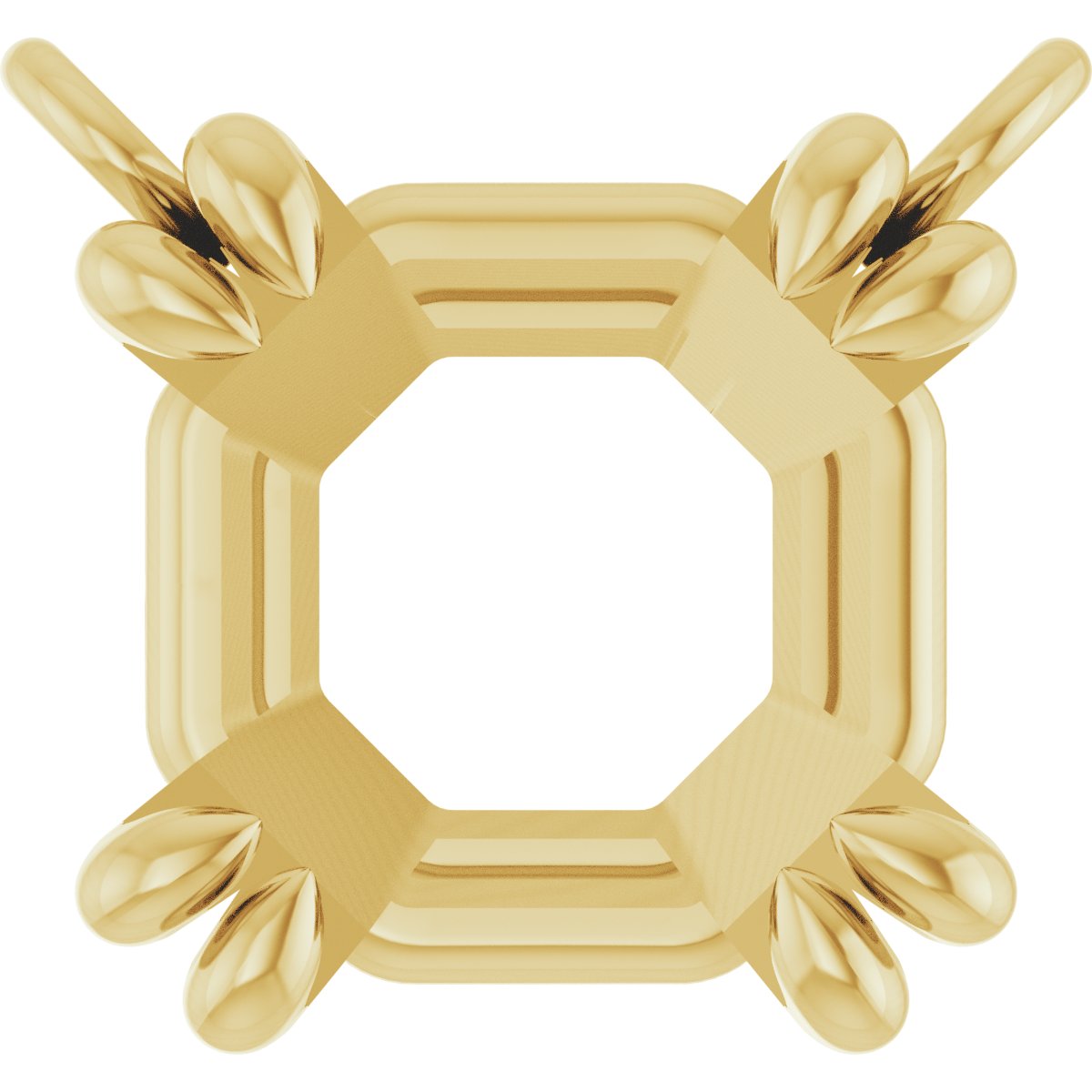 Double-Claw Solitaire Necklace Center