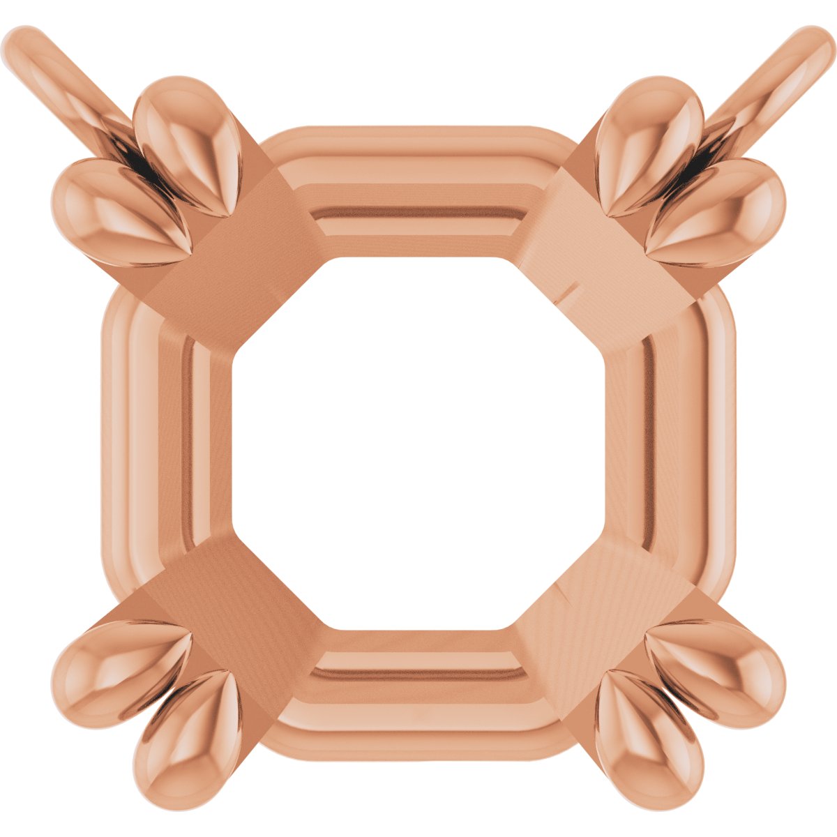Double-Claw Solitaire Necklace Center