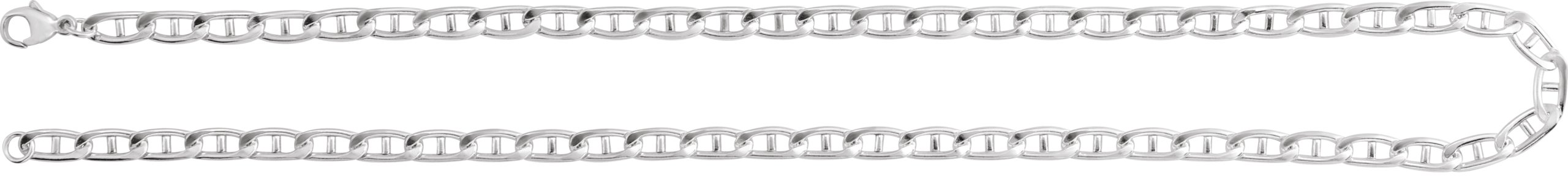 Sterling Silver 5.15 mm Anchor 18 Chain