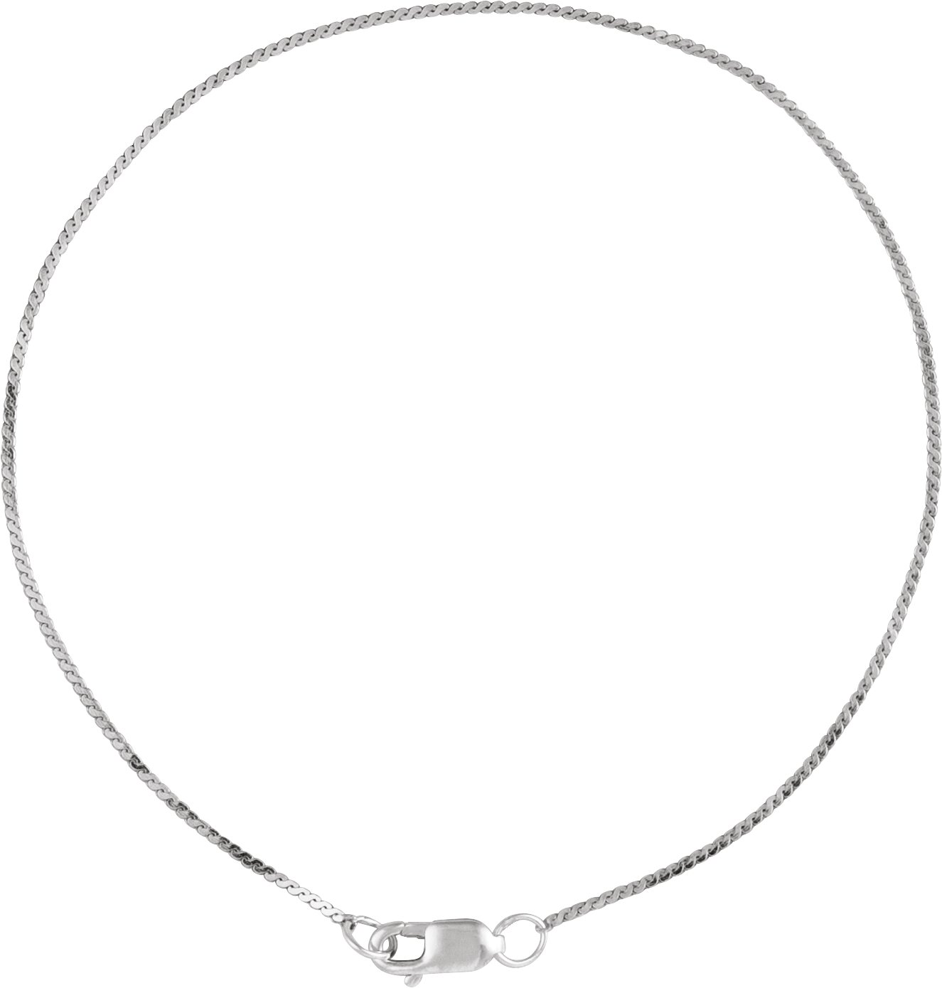 Sterling Silver .9 mm Serpentine 7