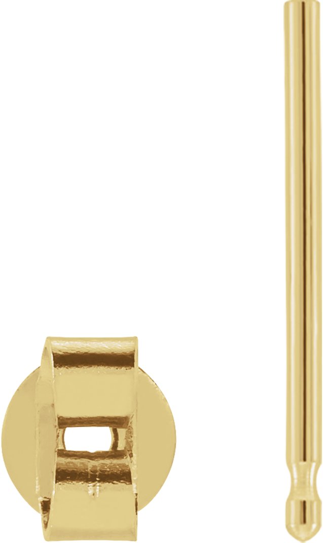 4-10 mm OD Friction Earring Post & Back Set
