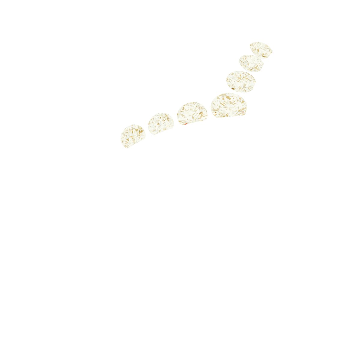 .08 CTW Natural Diamond Contour Band – 14K Yellow Gold