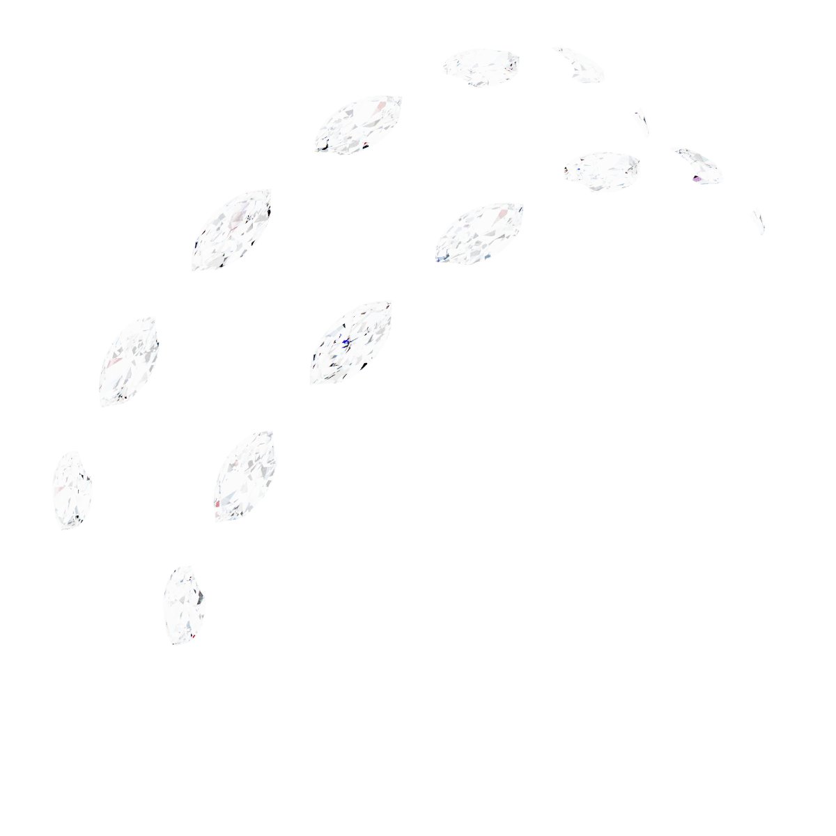 1/2 CTW Natural Diamond Ring Guard – 14K White Gold