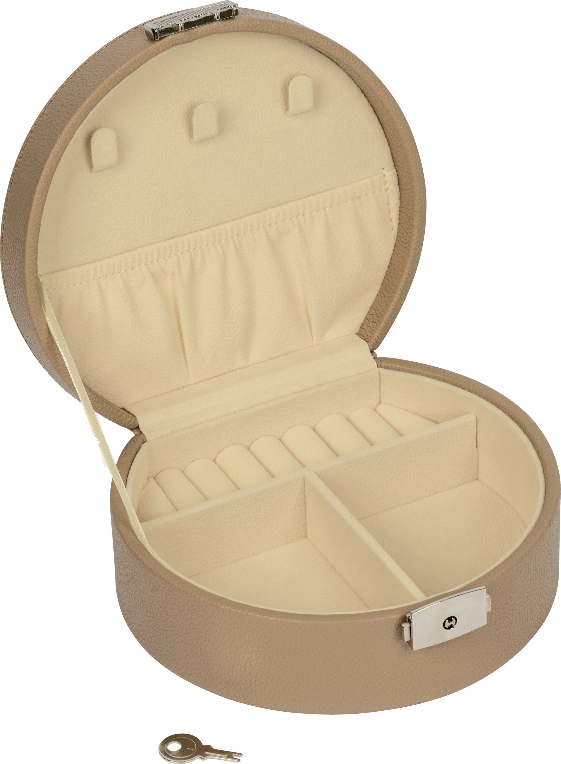 Leatherette Lock & Key Travel Case