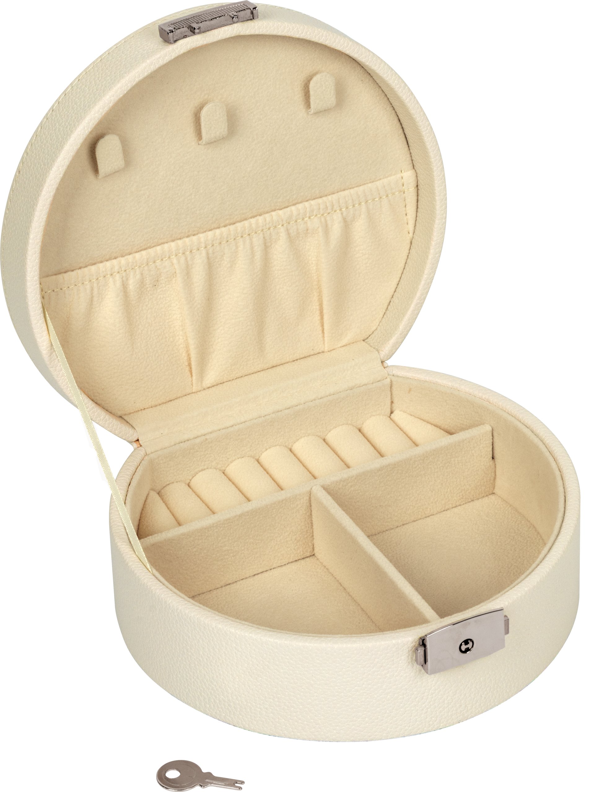 Leatherette Lock & Key Travel Case