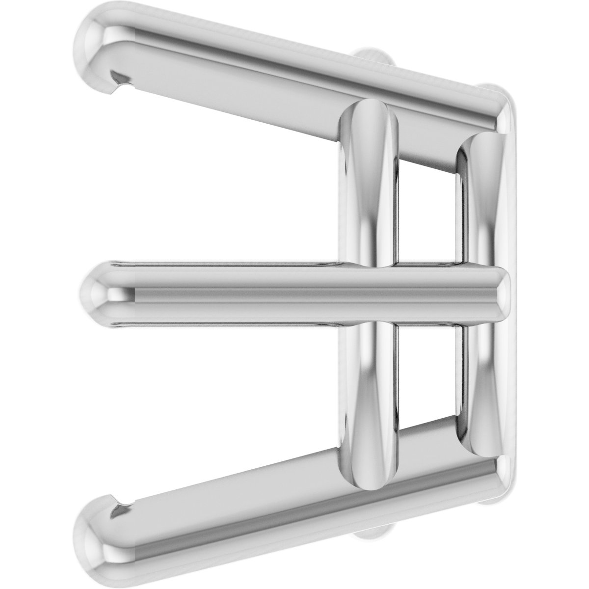 Oval 6-Prong Low Earring Setting