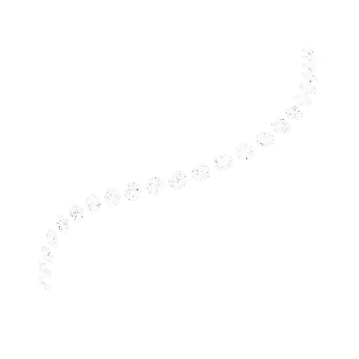 1/8 CTW Natural Diamond Contour Band – 14K White Gold