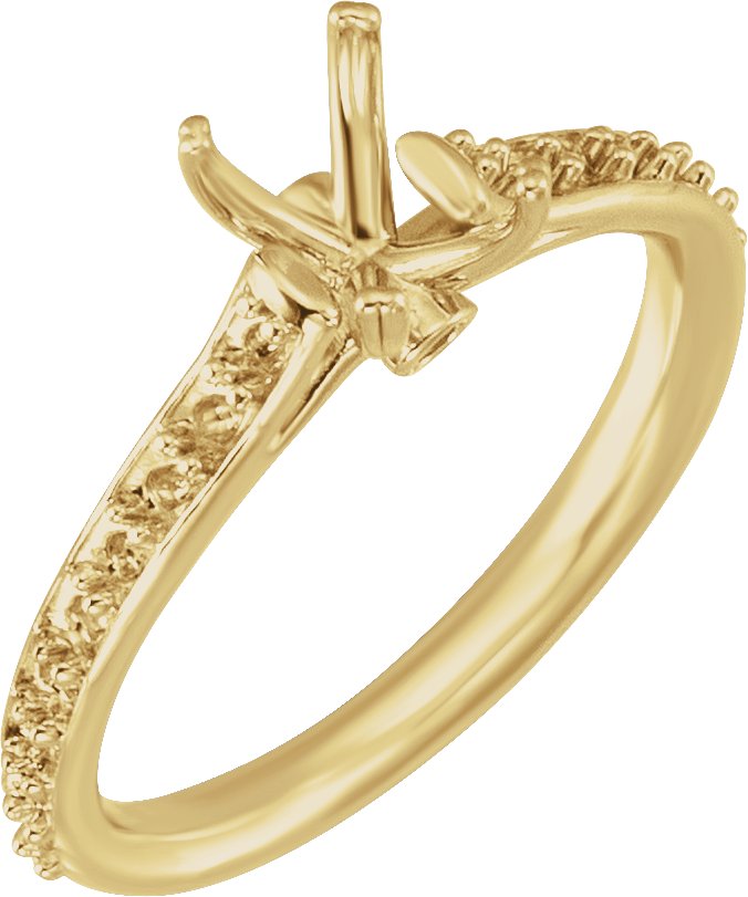 Accented Engagement Ring or Band