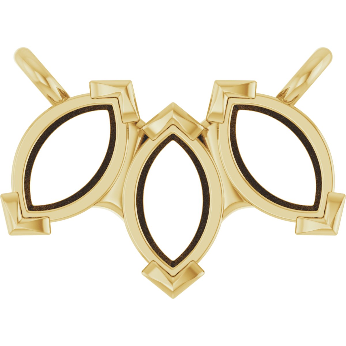 Three-Stone Necklace or Center