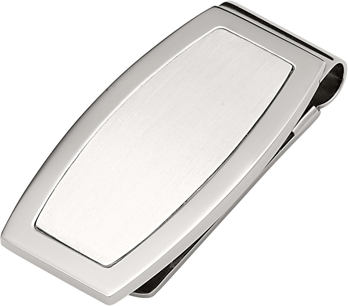Stainless Steel 49.3x22.9 mm Money Clip