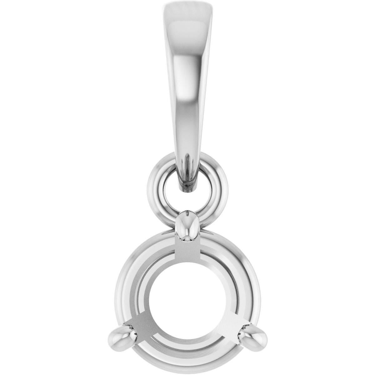 Round 3-Prong Pendant