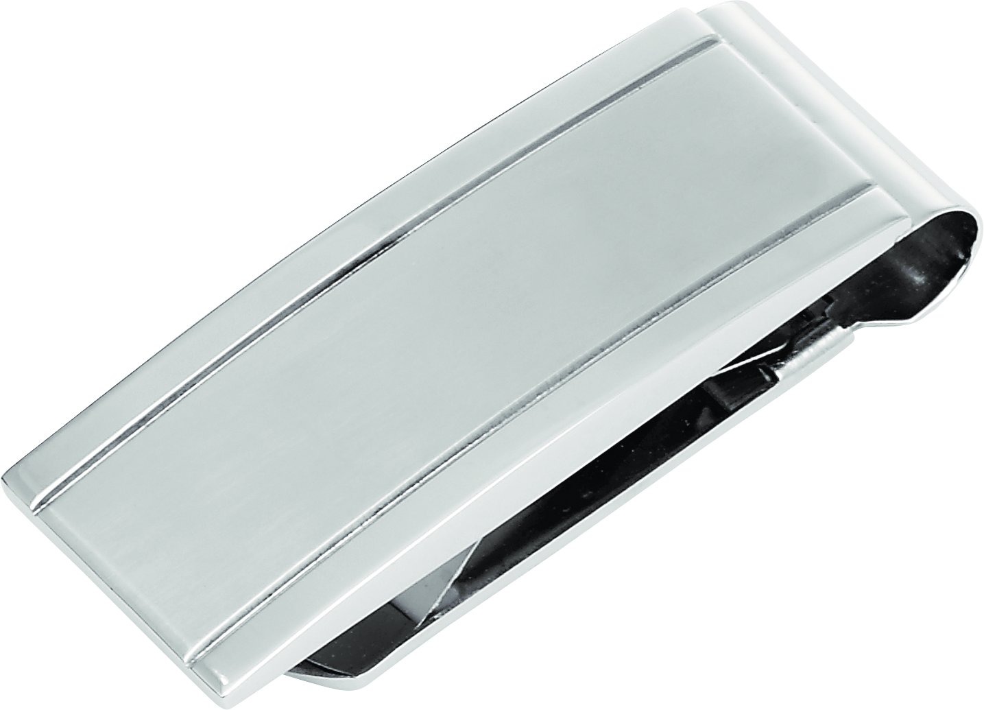 Stainless Steel 53.3x19.5 mm Money Clip