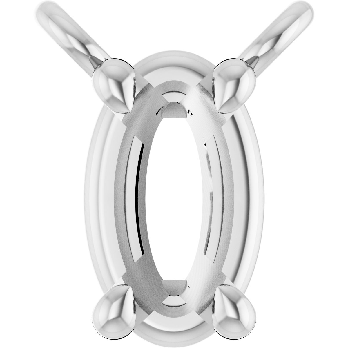 Claw-Prong Solitaire Necklace Center