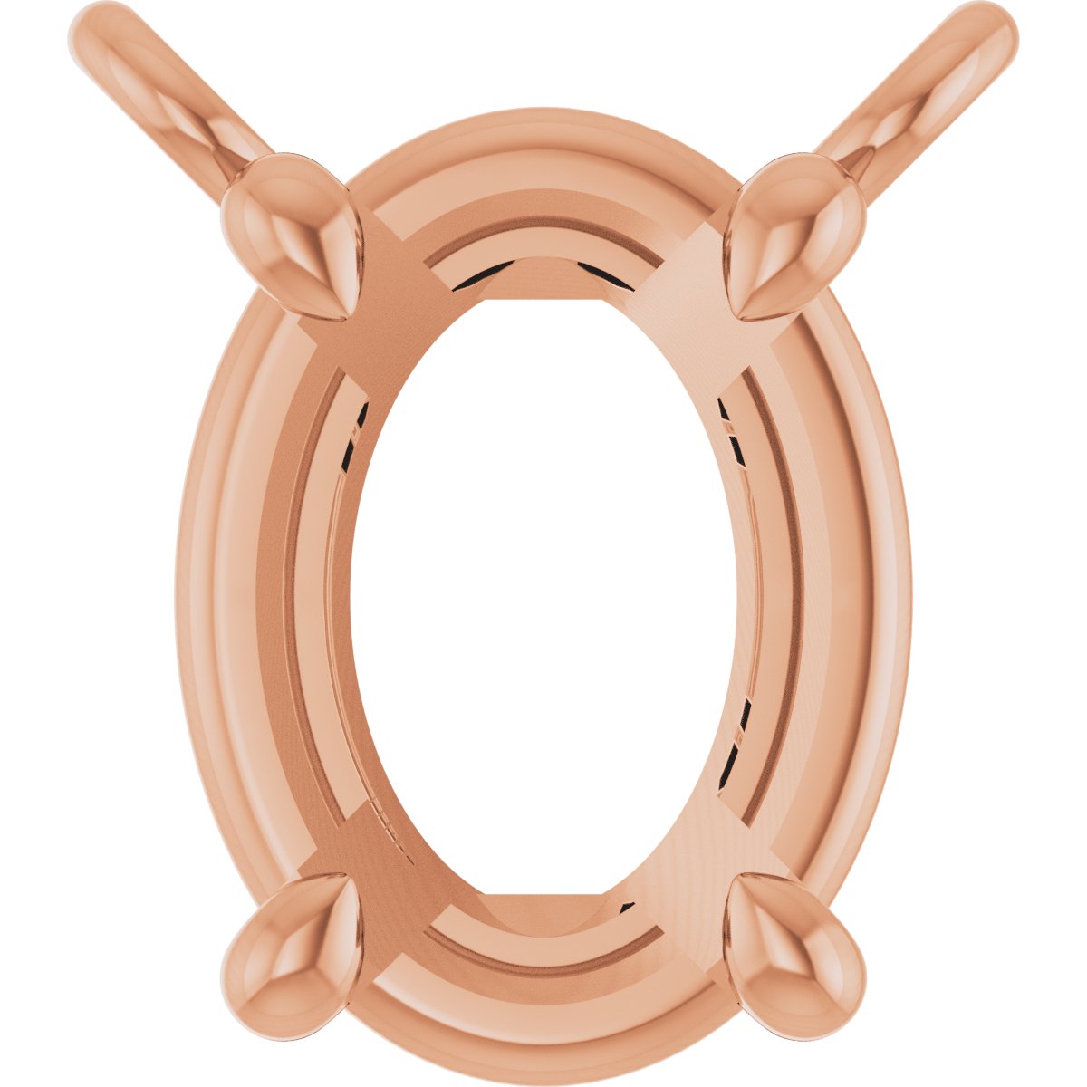 Claw-Prong Solitaire Necklace Center