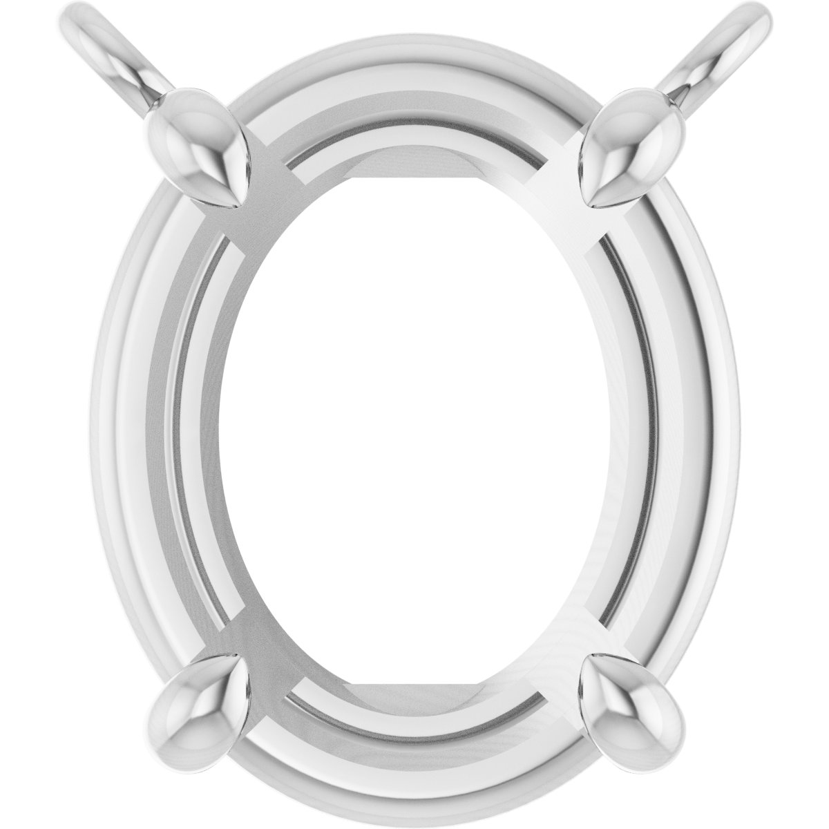 Claw-Prong Solitaire Necklace Center