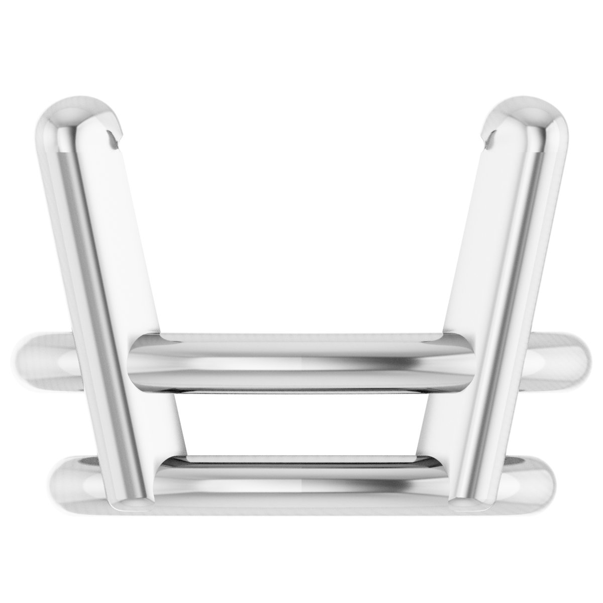 Oval 4-Prong Low Basket Setting