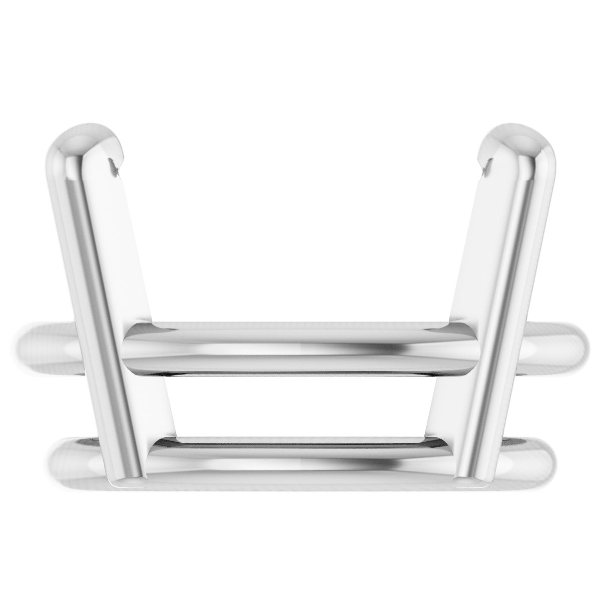 Oval 4-Prong Low Basket Setting