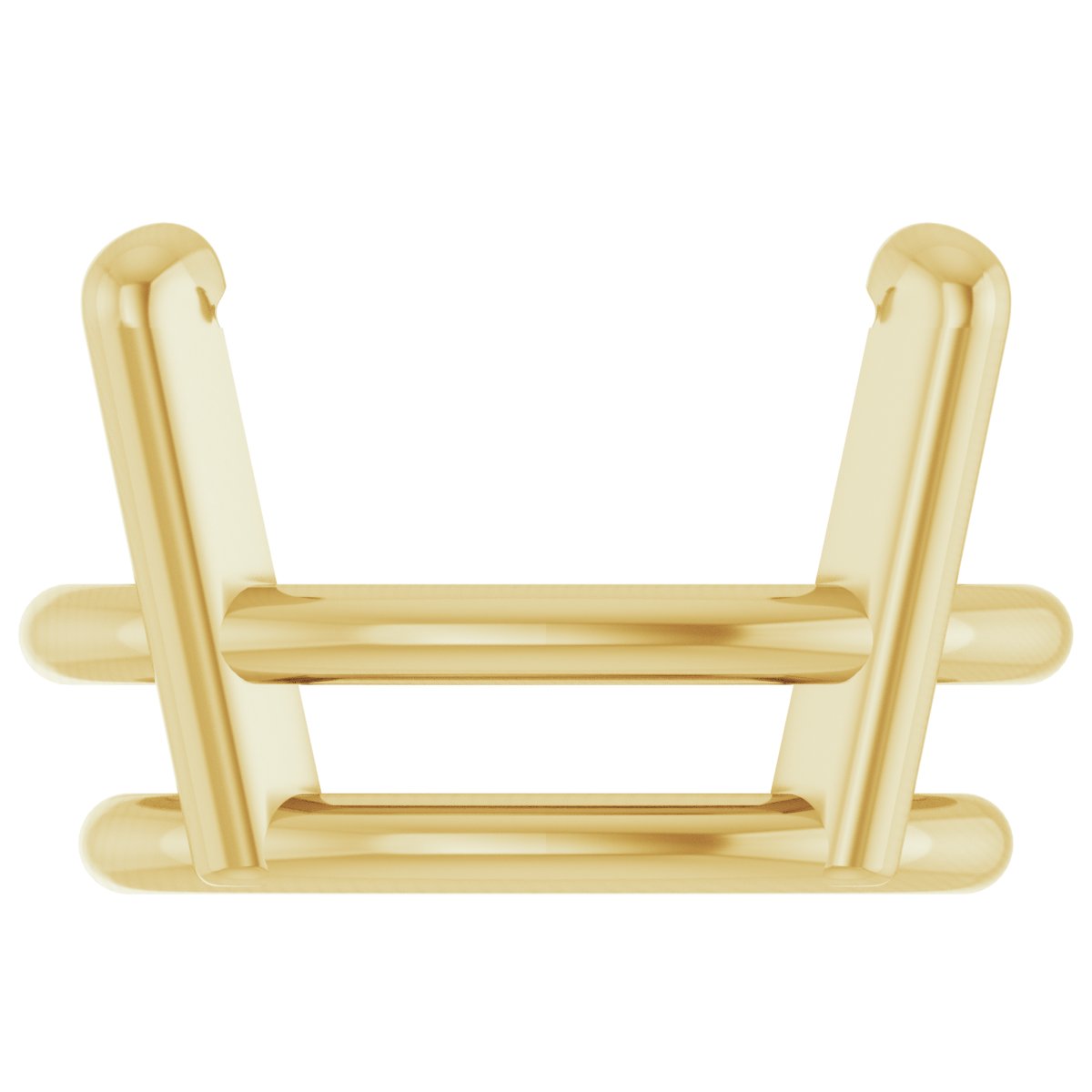 Oval 4-Prong Low Basket Setting