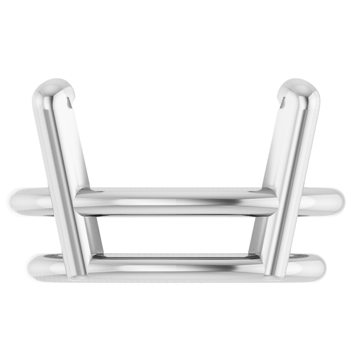 Oval 4-Prong Low Basket Setting