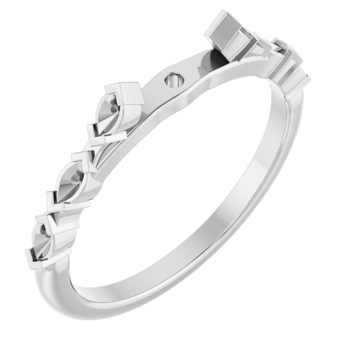 Accented Cathedral-Style Peg Shank