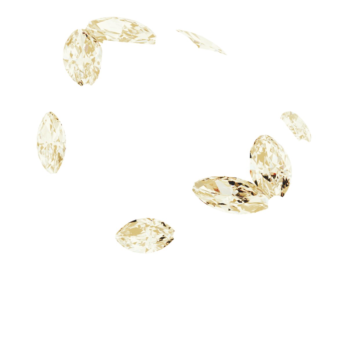 2 1/3 CTW Natural Diamond Ring Guard – 14K Yellow Gold