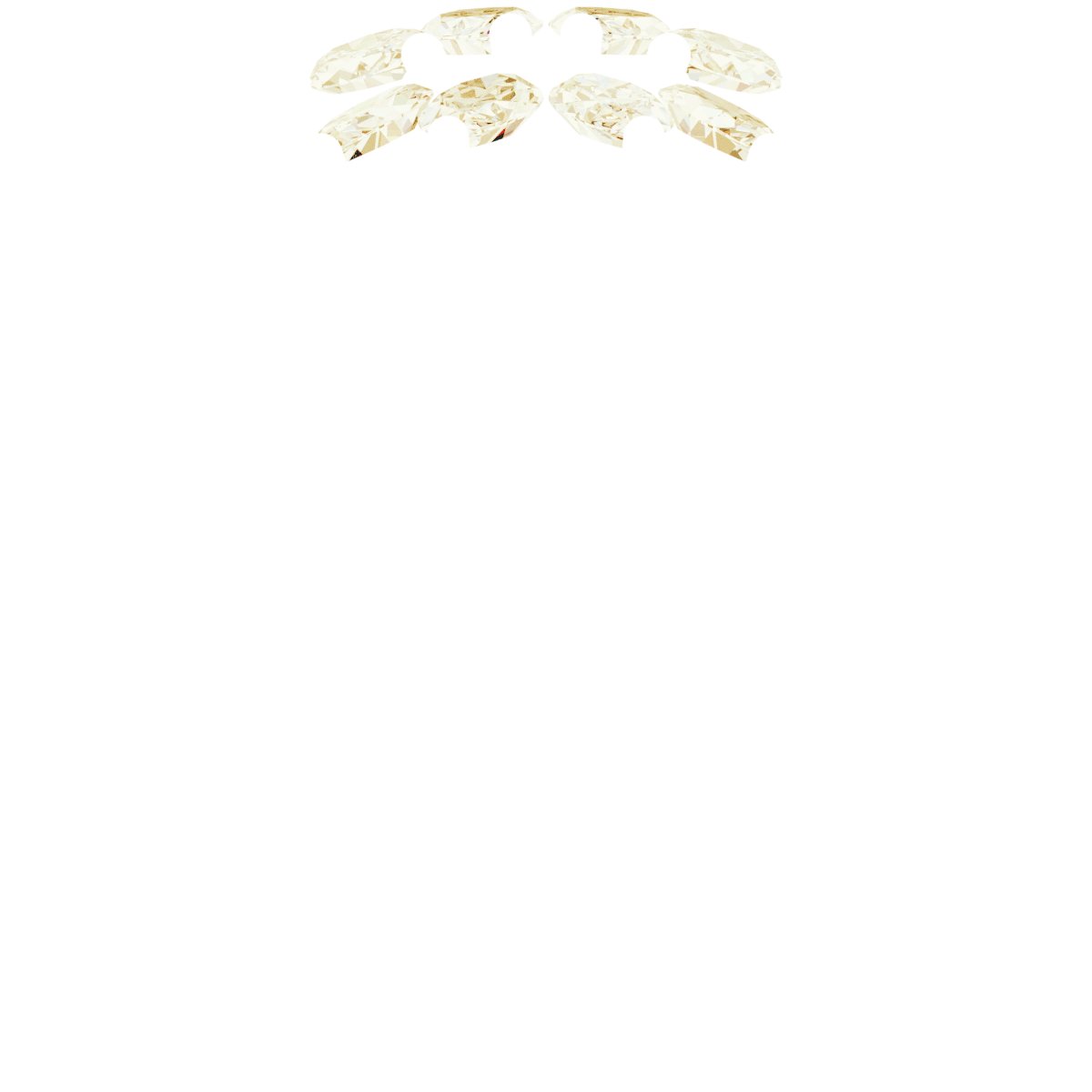 Alternative view of 1 1/2 CTW Natural Diamond Ring Guard – 14K Yellow Gold